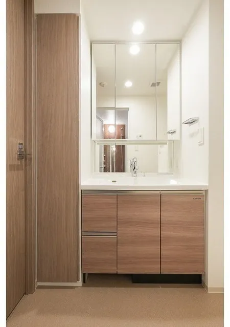 BPR Residence Oshima - Interior - ["Flooring", "Bathroom cabinet", "Wood"]