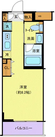 Genovia Higashimukojima III Sky Garden - Floor Plan - []