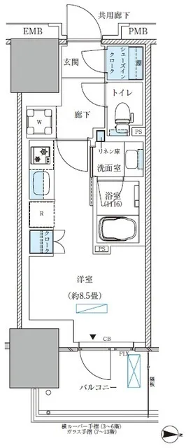 Park Axis Nishi-Ojima Comfort Square - Floor Plan - ["Plan"]
