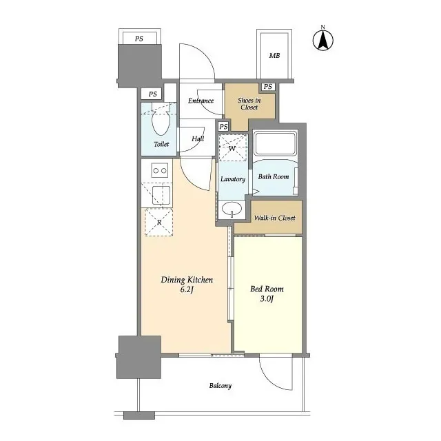 ORME COURT NIPPORI EAST - Floor Plan - ["Rectangle", "Schematic", "Parallel"]
