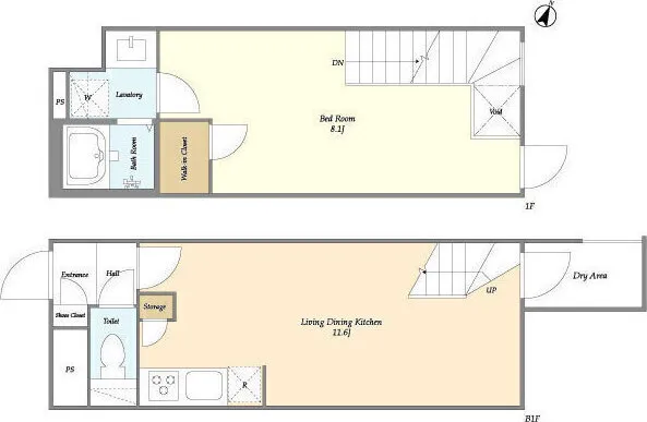 AGRATIO Meguro Suwayama - Floor Plan - ["Rectangle", "Parallel", "Plan"]