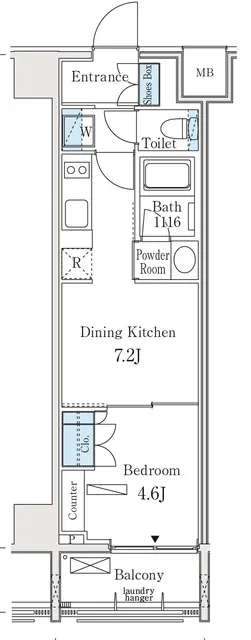 NL Shin-Nakano Residence - Floor Plan - ["Floor plan", "Text", "Drawing"]