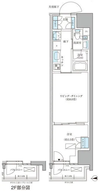 Park Axis Shinagawa Tennozu Isle - Floor Plan - []
