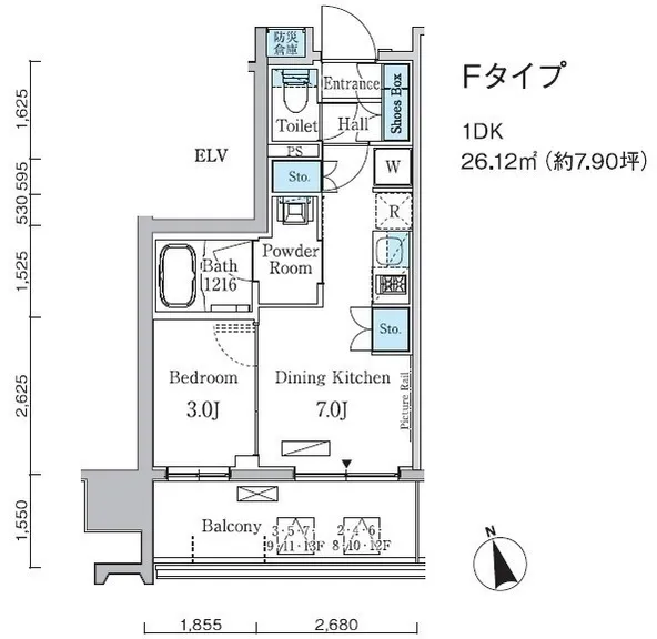 Primal Central MINATO - Floor Plan - ["Diagram", "Plan", "Floor plan"]