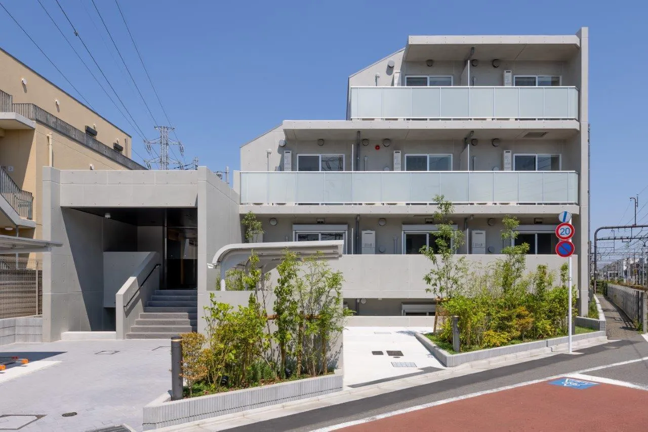 Lefon Livent Suginami Eifuku - Exterior - ["Urban design", "Brutalist architecture", "Balcony"]