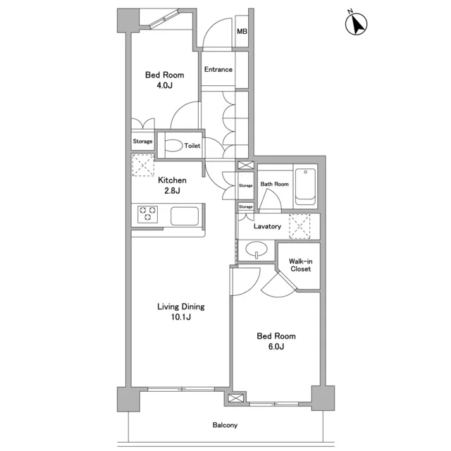 Park Grace Komagome - Floor Plan - ["Schematic", "Rectangle", "Parallel"]