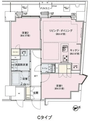 Ambiente Komagome - Floor Plan - ["Plan", "Diagram", "Floor plan"]
