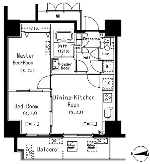 Park Axis Moto-Asakusa Stage - Floor Plan - ["Diagram", "Plan", "Floor plan"]
