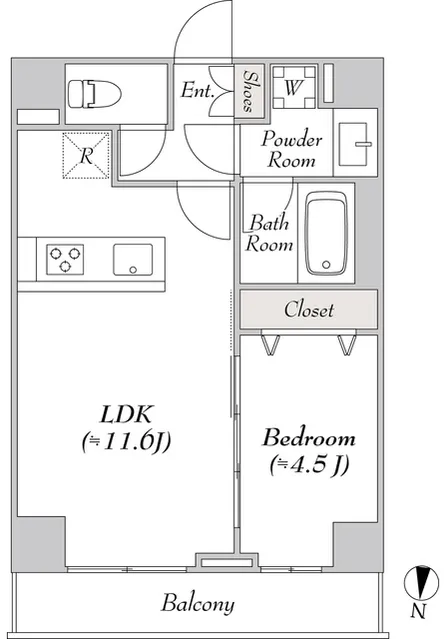 LUMIEC OHYAMA - Floor Plan - ["White"]
