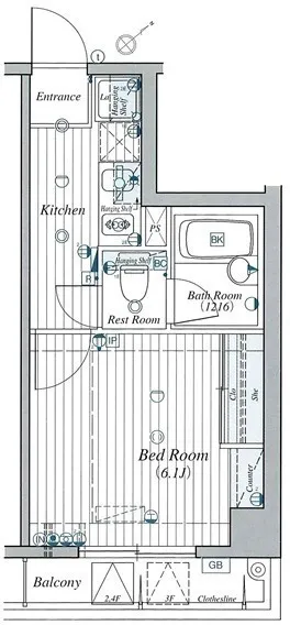 Medius Toranomon - Floor Plan - ["White", "Plan", "Floor plan"]