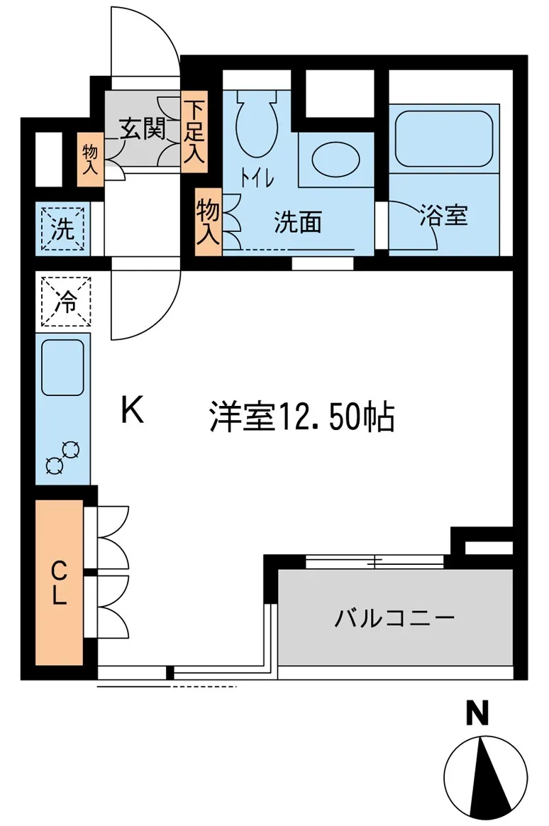 Residence Shirokane Colore - Floor Plan - ["Rectangle", "Font", "Line"]