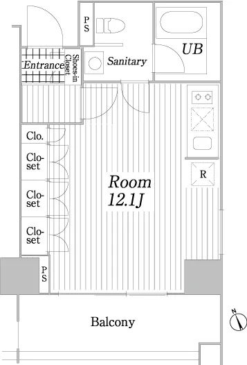 Court Hills Hiroo Minami - Floor Plan - ["White", "Plumbing fixture", "Bathroom"]