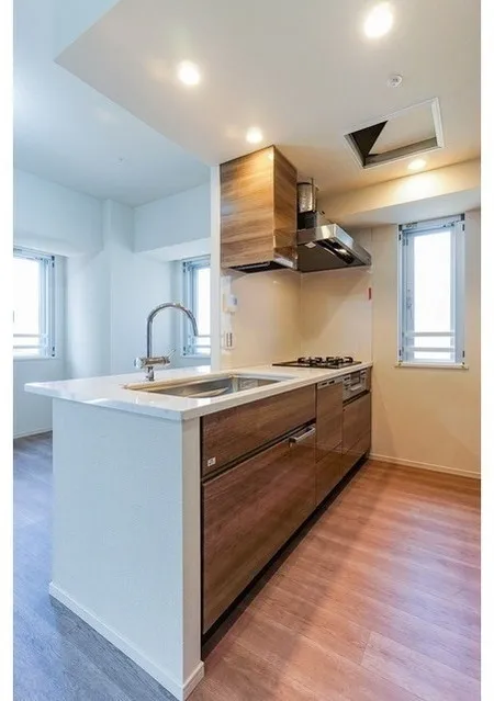 Belle Vue Chiyoda Iidabashi - Interior - ["Cabinetry", "Countertop", "Tap"]