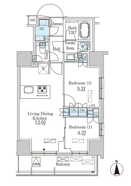 Park Axis Ikebukuro - Floor Plan - ["Schematic", "Rectangle", "Font"]