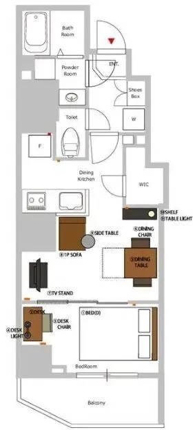 Hmlet Nishi-Shinjuku II - Floor Plan - []