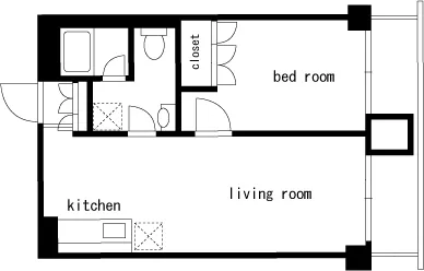 JAPT Gotanda East - Floor Plan - ["Floor plan", "Text", "Drawing"]