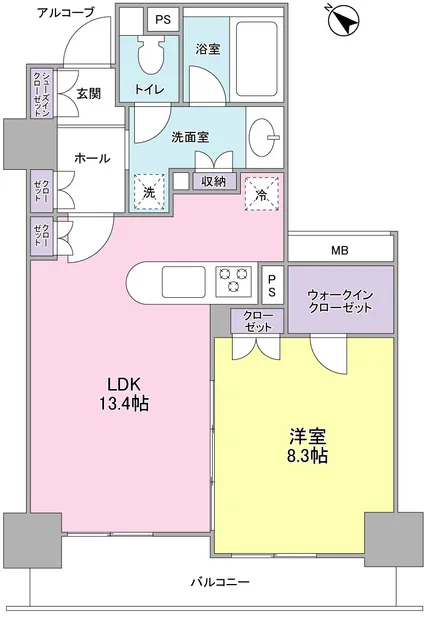 LaSante Gotanda - Floor Plan - ["Plan", "Floor plan", "Diagram"]
