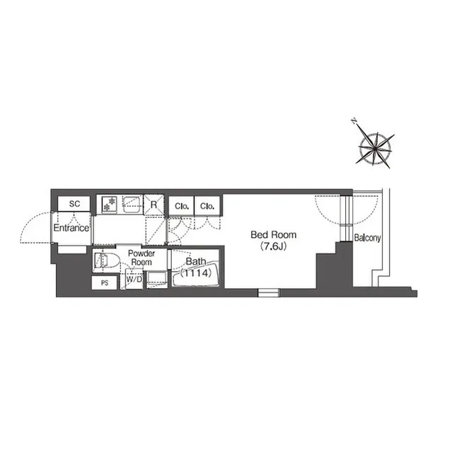Comforia Higashioi I - Floor Plan - ["Rectangle", "Font", "Parallel"]