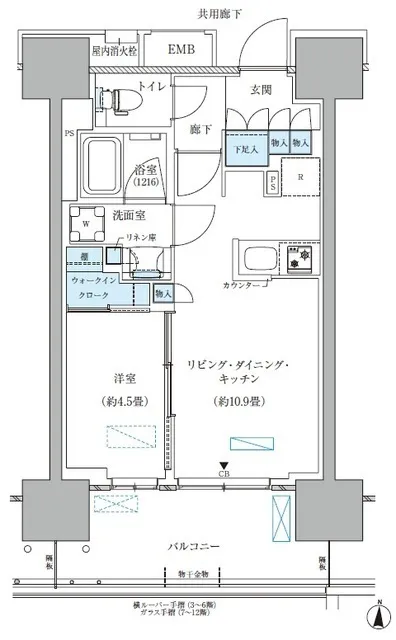 Park Axis Nishi-Ojima Comfort Square - Floor Plan - ["Diagram", "Plan", "Floor plan"]
