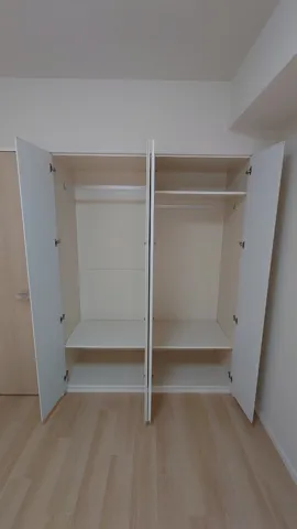 Proud Flat Sangenjaya II - Interior - ["Fixture", "Wood", "Shelving"]