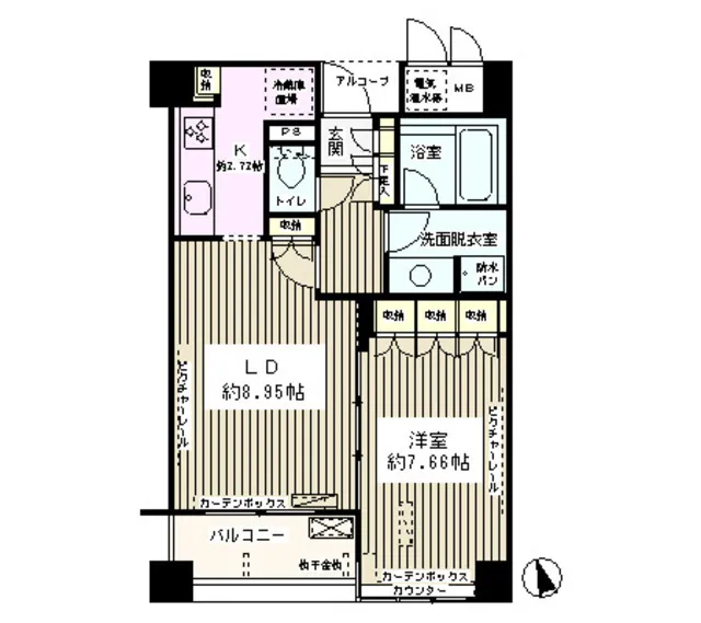 El Seleno Nishiwaseda - Floor Plan - ["Rectangle", "Schematic", "Font"]