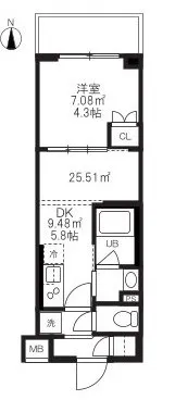 Harmony Residence Kamata Art Villa - Floor Plan - ["Rectangle", "Font", "Parallel"]