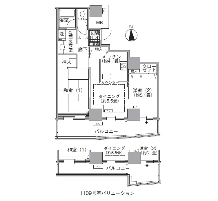 Acty Shiodome - Floor Plan - ["Schematic", "Rectangle", "Parallel"]