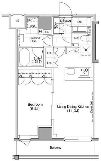 The Park Habio Waseda - Floor Plan - ["White", "Diagram", "Plan"]