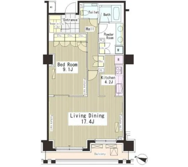 Park Axis Ebisu - Floor Plan - ["Line", "Schematic", "Plan"]