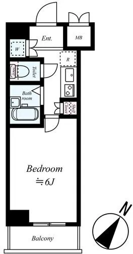 Louvre Nishigotanda No. 2 - Floor Plan - []