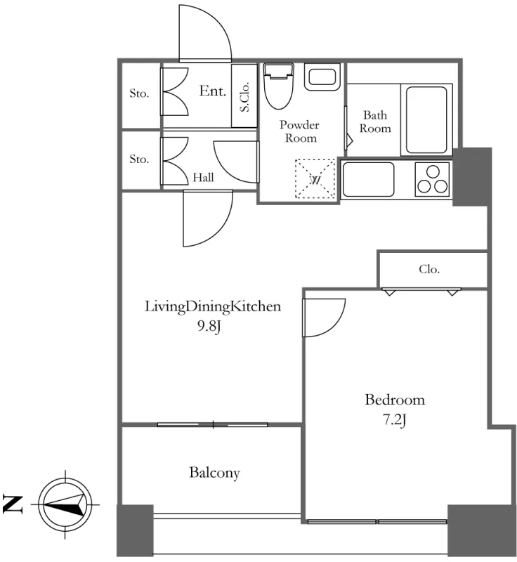 River City 21 East Towers II - Floor Plan - ["White", "Plan", "Diagram"]