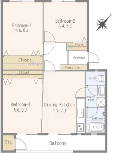 Tachikawa Hagoromocho Housing Building 2 Room 302