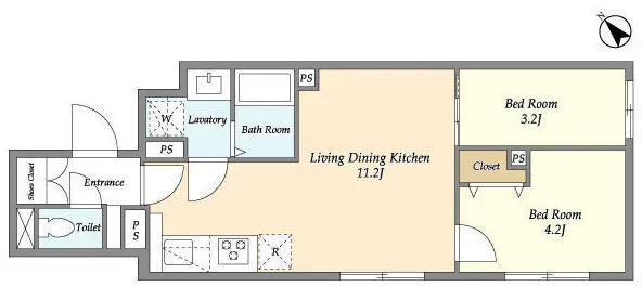 Well Square Komagome - Floor Plan - ["Rectangle", "Slope", "Font"]