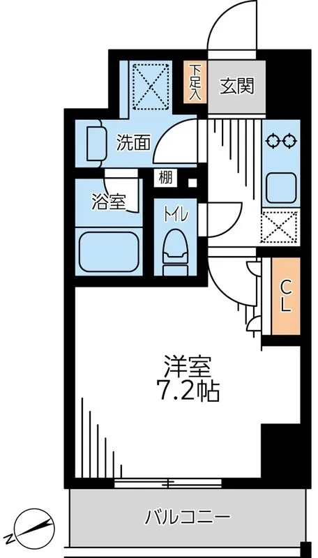 The Park Cross Monzen-Nakacho - Floor Plan - ["Apartment"]