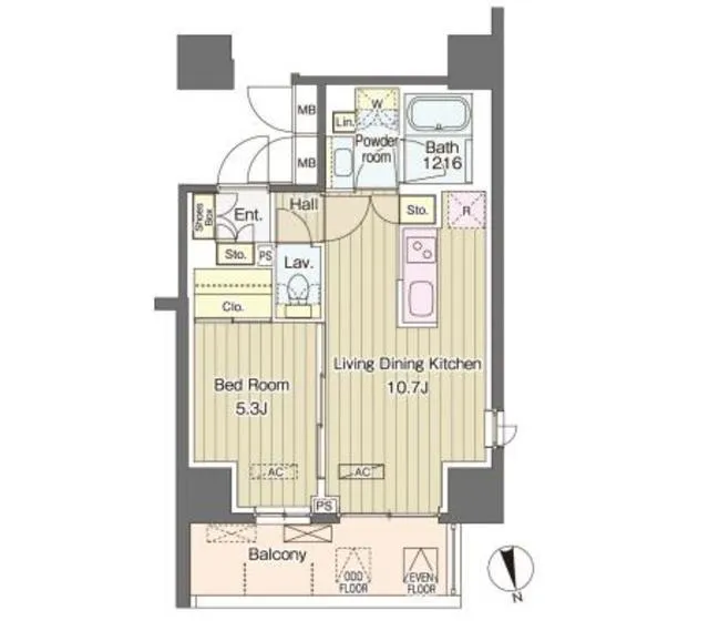 Verde Court Nishi-Shinjuku - Floor Plan - ["Floor plan", "Plan", "Diagram"]