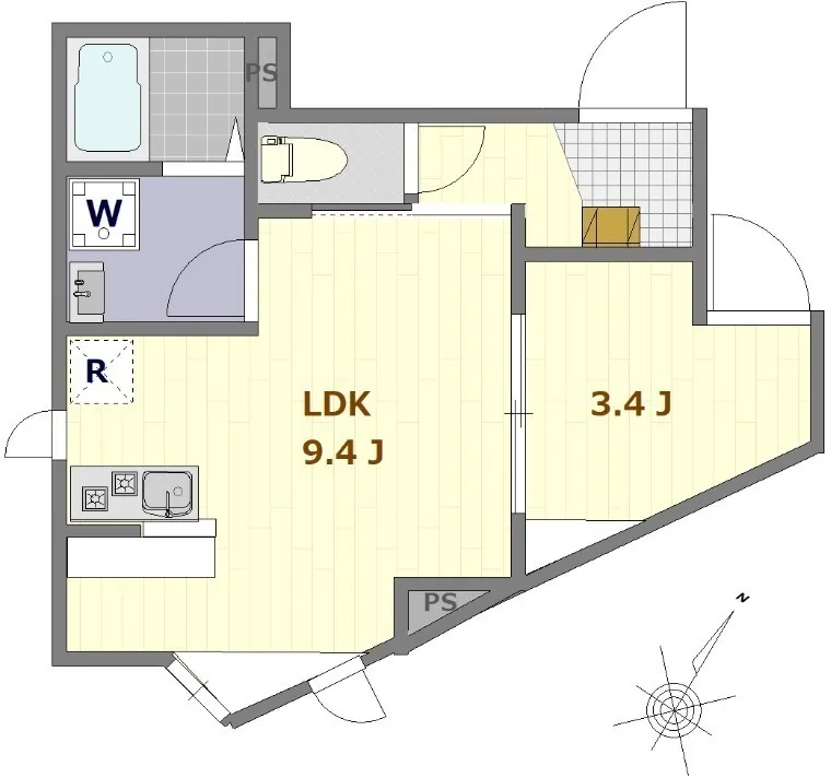Vanguard Heights Kami-Itabashi - Floor Plan - ["Plan", "Floor plan", "Schematic"]