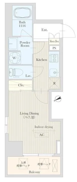 HIROO VILLAGE - Floor Plan - ["Rectangle", "Font", "Slope"]