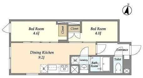Comforia Honkomagome 1-Chome - Floor Plan - ["White", "Floor plan", "Technical drawing"]
