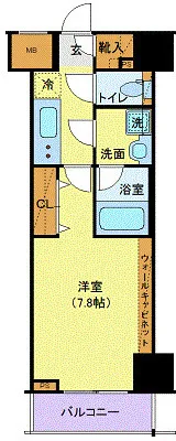 Brides Itabashi Crevista - Floor Plan - ["Apartment", "Tile Flooring"]