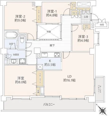 Cosmo Shin-Yurigaoka Room 204
