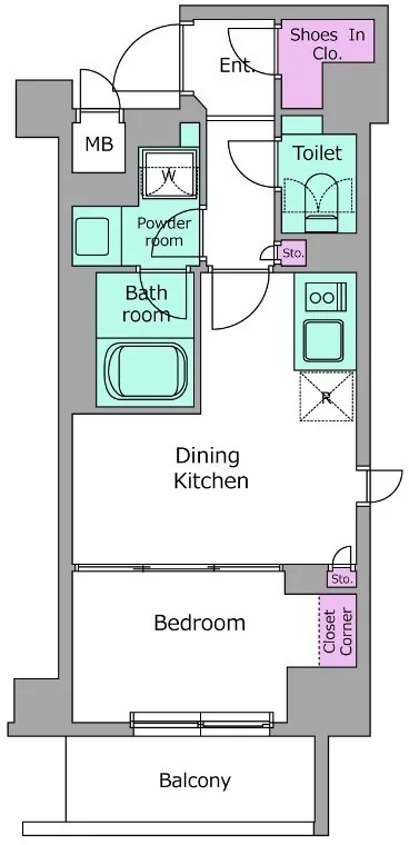 Residia Takadanobaba - Floor Plan - []