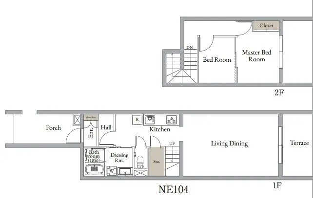 Belle Maison Nakamurabashi North NW - Floor Plan - []