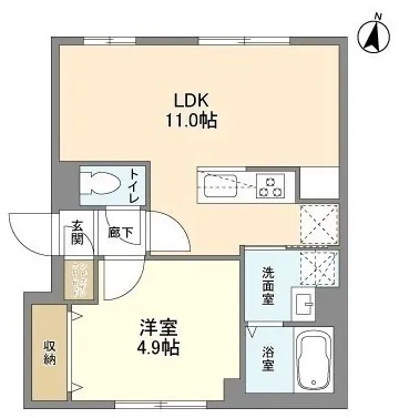 Well Square Nishi-Shinjuku 5-Chome - Floor Plan - ["Design", "Floor plan", "Plan"]
