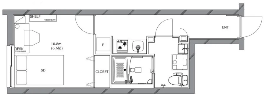 Hmlet Yoyogi Uehara - Floor Plan - ["Plan", "Diagram", "Technical drawing"]