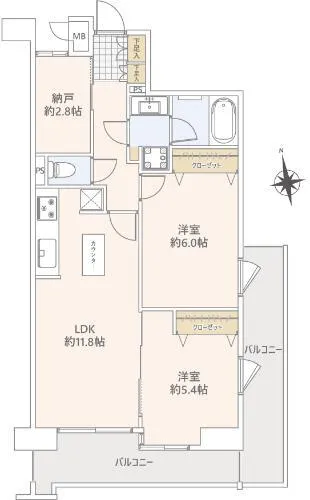 Monfaier Nishikawaguchi Room 902