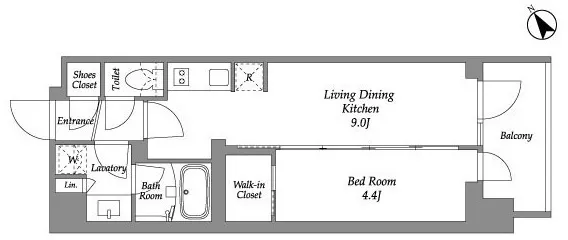 Season Flats Omorinishi - Floor Plan - []