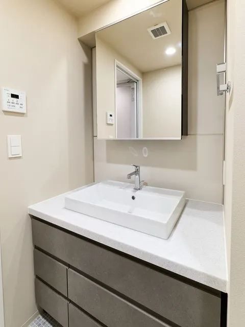 Baus Flats Kuramae - Interior - ["Bathroom Sink", "Flooring", "Bathroom cabinet"]