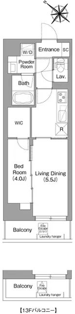 Comforia Liv Toyosu Canal - Floor Plan - []