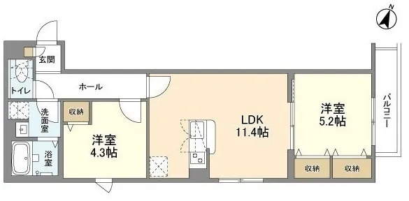 Well Square Hatagaya - Floor Plan - []