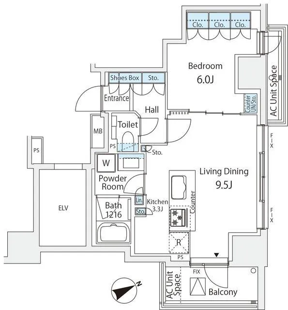 Charlie Ochanomizu - Floor Plan - ["Rectangle", "Schematic", "Slope"]